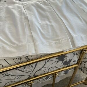 Yves Delorme White Queen 3 Panel Bedskirt